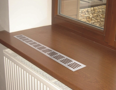 Вентиляционная решетка Благовест 40x500, белая