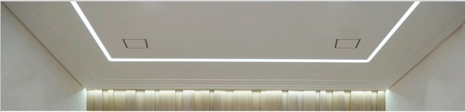 Диффузор под покраску скрытого монтажа SECRET FRAME D200мм